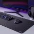AUKEY Gaming Mouse Pad Large XXL (900 X 400 X 0.4 MM) Thick Extended Mouse Mat Non-Slip Spill-Resistant Desk Pad with Special-Textured Surface, Anti-Fray Stitched Edges for Keyboard, PC - Black